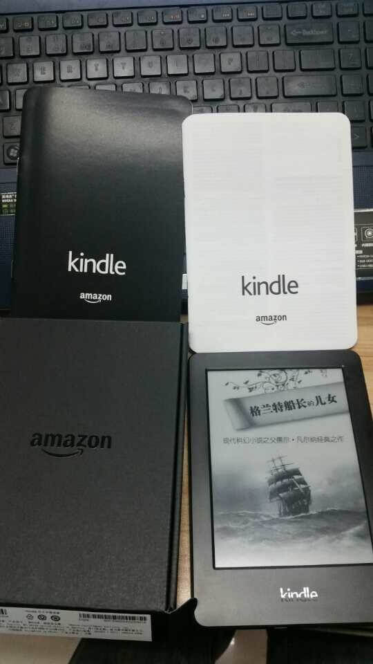 kindle到手！不费电显示，神奇！看...