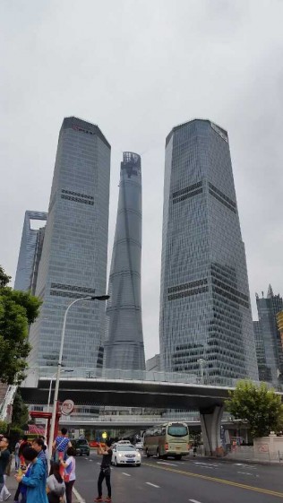 东方明珠、黄浦江！好美好壮观！