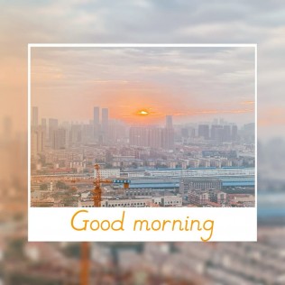 朝霞如锦，你好长沙！