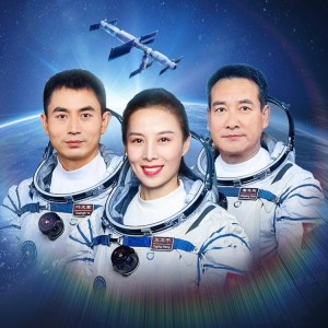 中国空间站的英雄们欢迎回家！