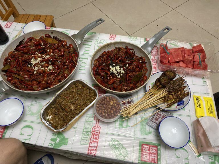 自己洗的虾吃着就是放心！